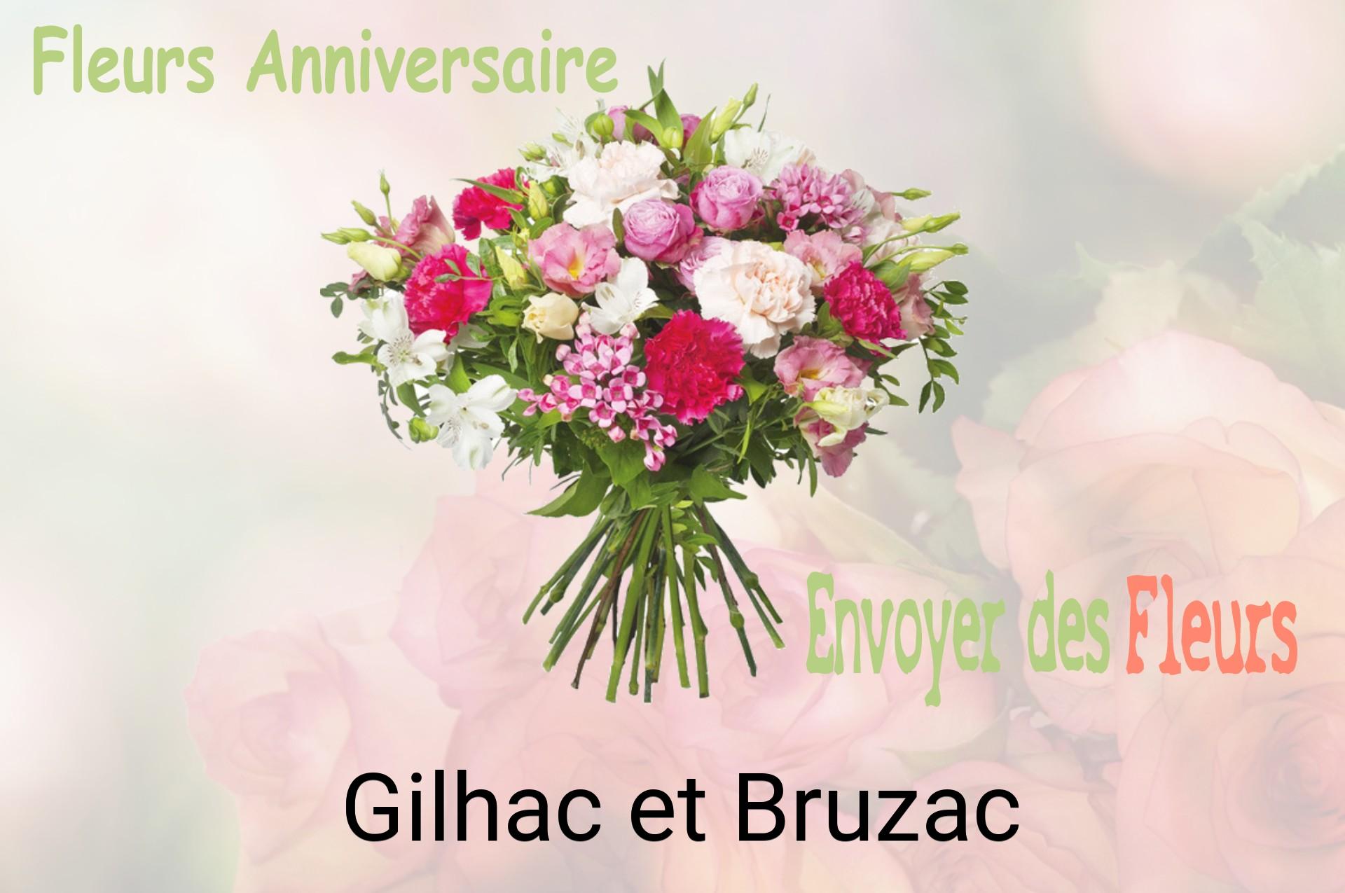 Bouquet de fleurs d’anniversaire livré à Gilhac-et-Bruzac