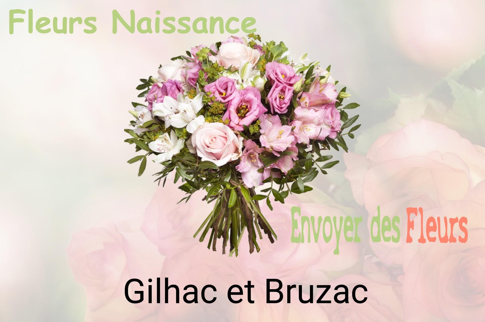 Bouquet de fleurs de naissance livré à Gilhac-et-Bruzac